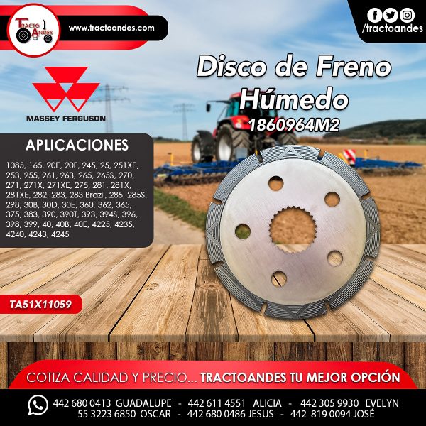 Disco de Freno Húmedo - 1860964M2