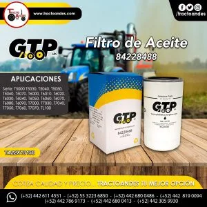 Filtro de Aceite - 84228488