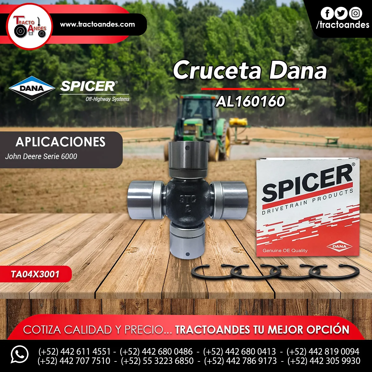 Cruceta Dana - AL160160
