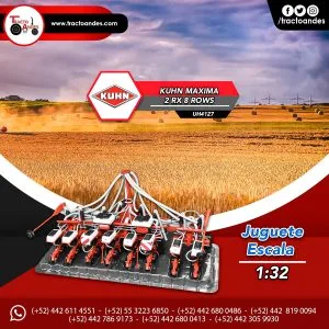 Juguete a escala del Kuhn Maxima 2 RX 8 Rows - UH4127
