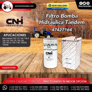 Filtro Bomba Hidráulica Tandem - 47427164