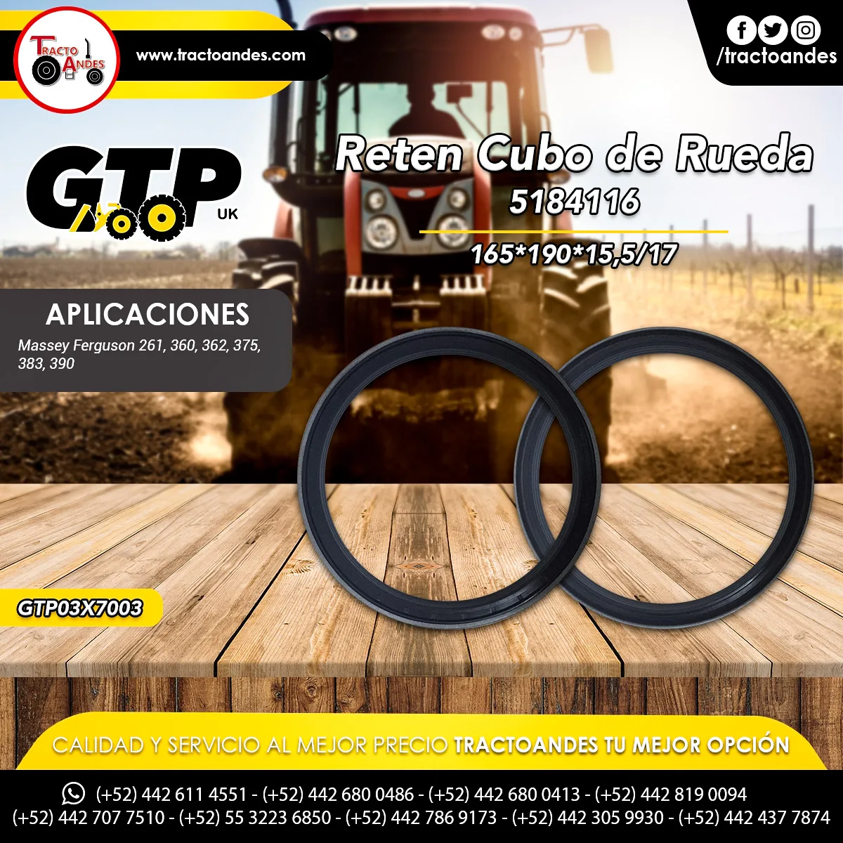 Reten Cubo de Rueda - 5184116