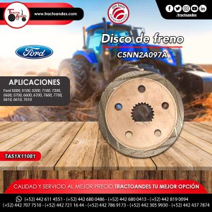 Refacciones para Tractores Ford y maquinaria agrícola | Discos de Freno
