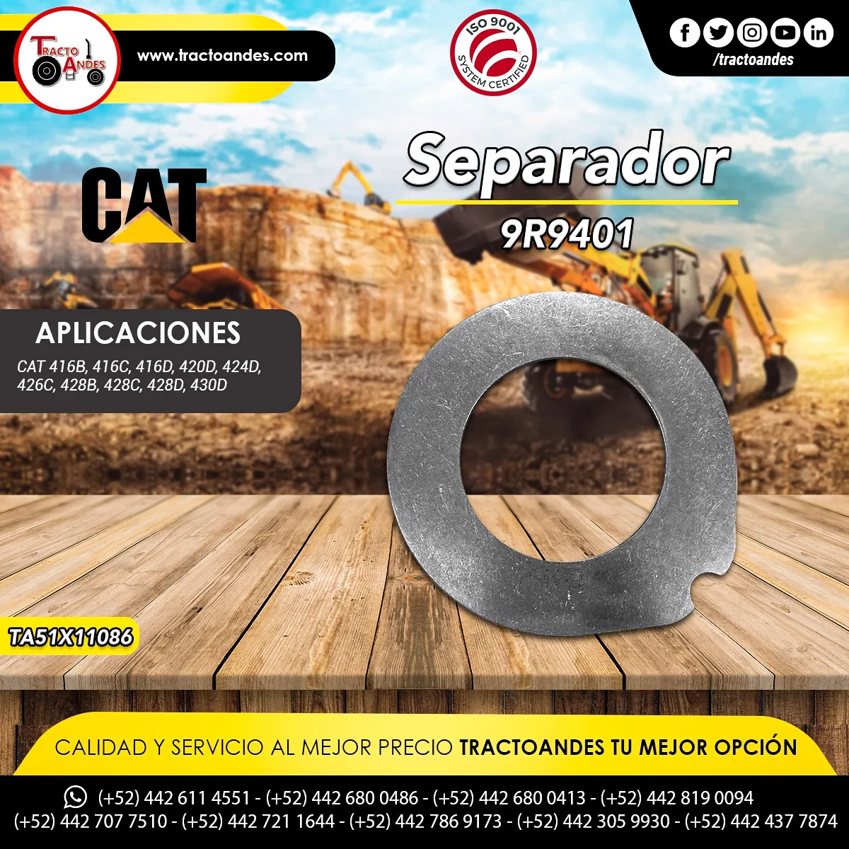 Refacciones para Caterpillar | Refaccione industriales