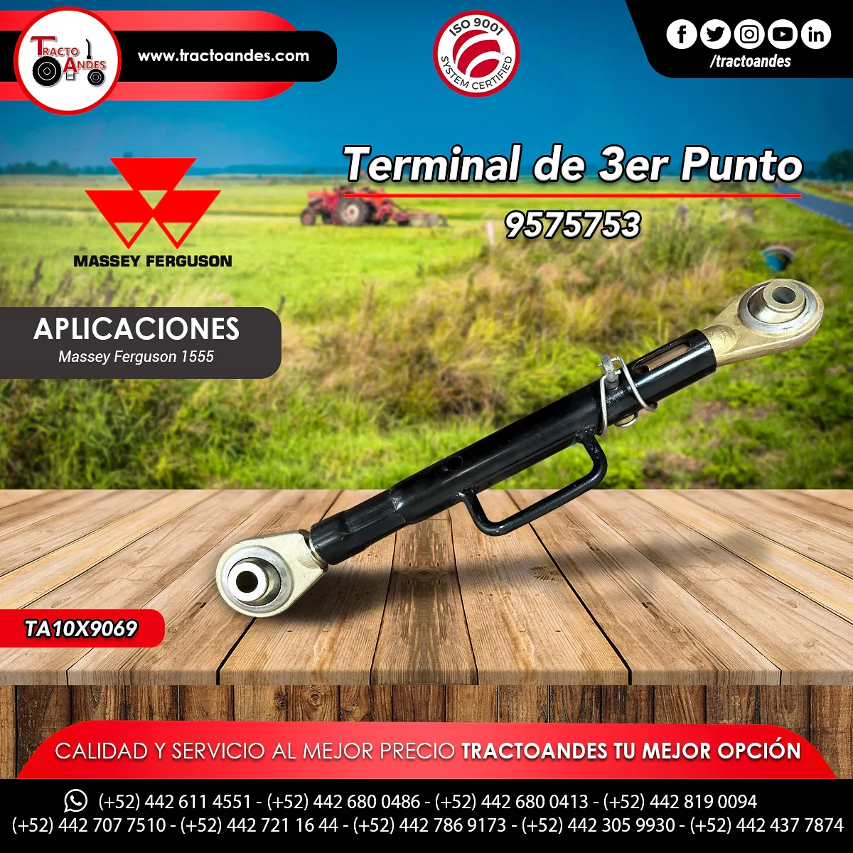 Refacciones Agrícolas, Refacciones para Massey Ferguson