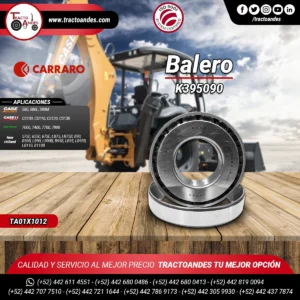 Balero-K395090-Carraro-CAR27350-CAO27350-CA027350-027350-27350-New-Holland-83952517-28042230-3475567-Massey-Ferguson-3475567M1, 3785419M1
