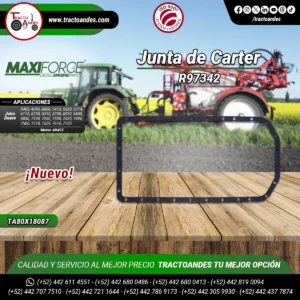 Junta-de-Carter-R97342-Maxiforce-Motor-4045T-John-Deere-Refacciones-Agrícolas-TractoAndes