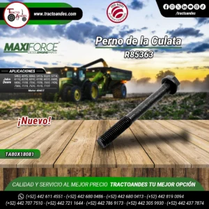 Perno-de-la-Culata-R85363-TR85363-Maxiforce-para-Motor-4045T-John-Deere-Refacciones-Agrícolas-TractoAndes